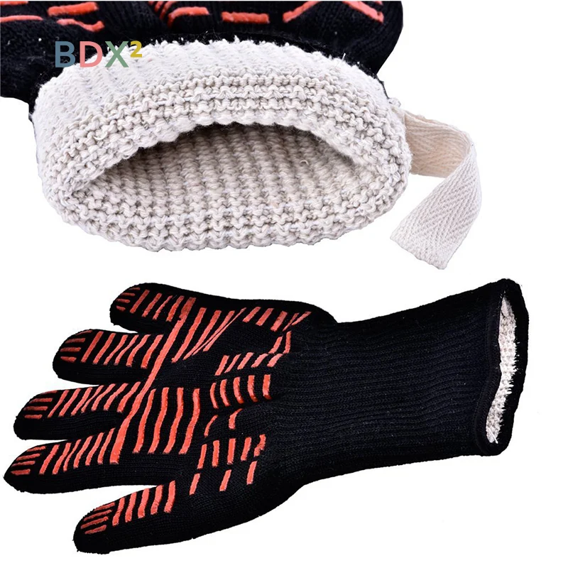 1 пара теплоизоляция барбекю огнестойкий Арамид волокна высокой термостойкости