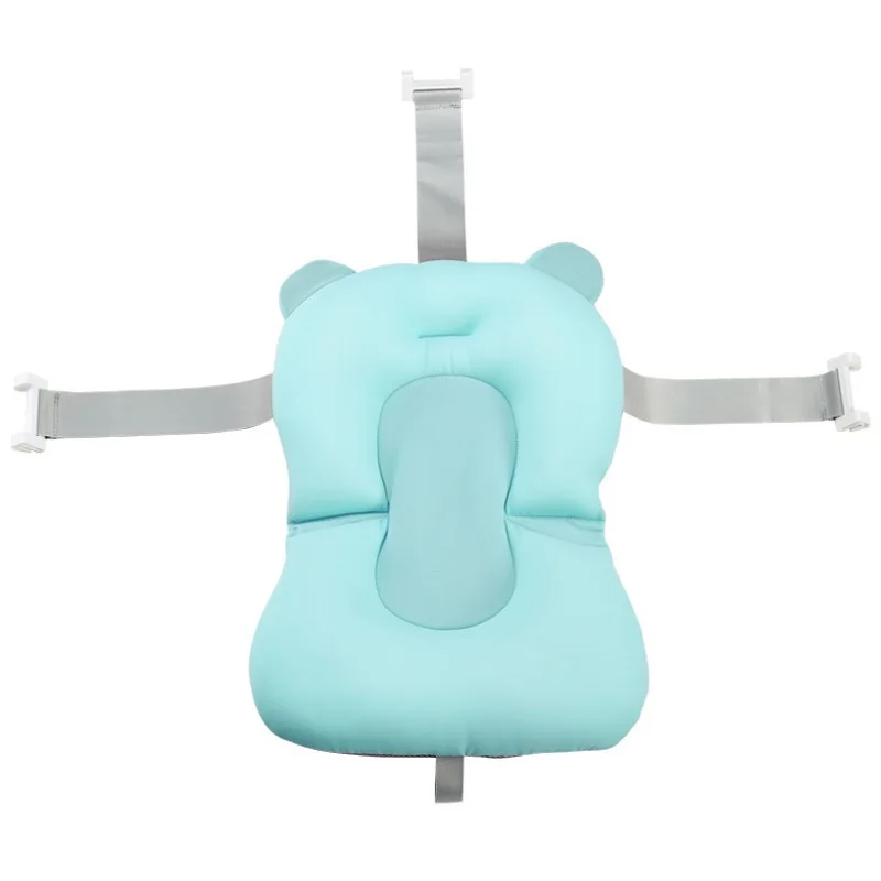 Baby Bathing Pad Shower Bath Tub Pad Seat Support Mat Foldable Infant Anti-Slip Soft Bathtub Pillow Newborn Seat Cushion tub pad