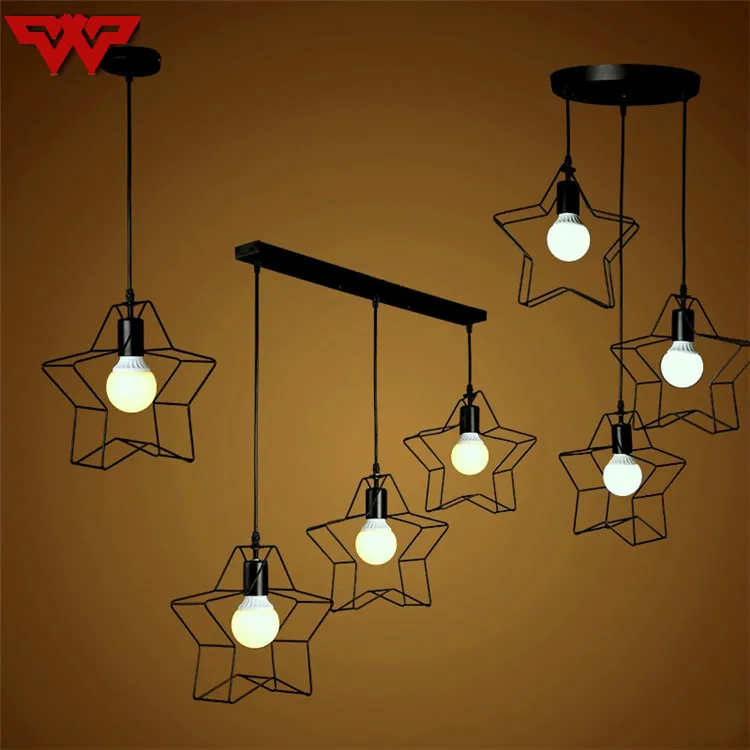 Ретро Современная мода простая железная промышленность Ветер Лофт пятиконечная