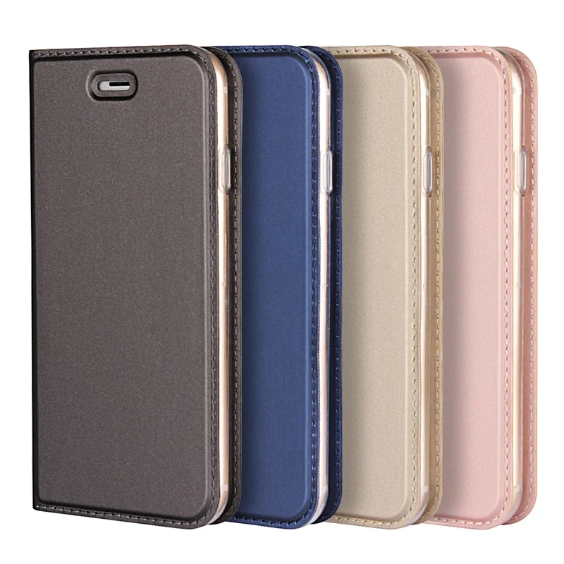 On For iphone 8 iphone8 Case Cover Magnetic Voltage Flip Wallet Card Holder Stand pouch bumper Phone cover | Мобильные телефоны и