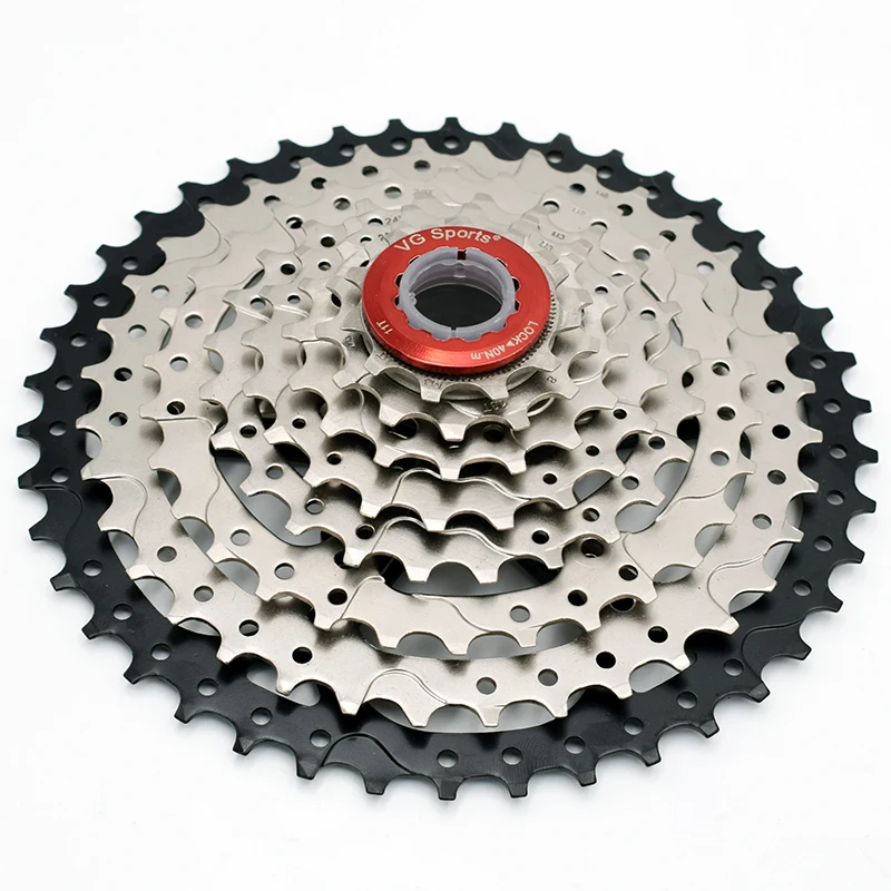 freewheel 8S 11-42T VG sports 8 speed 11-42T MTB кассета велосипедная Звездочка свободного хода cdg 8S горный велосипед свободного хода 42T Сверхлегкий 441g Высокое качество - Цвет: freewheel 8S 11-42T