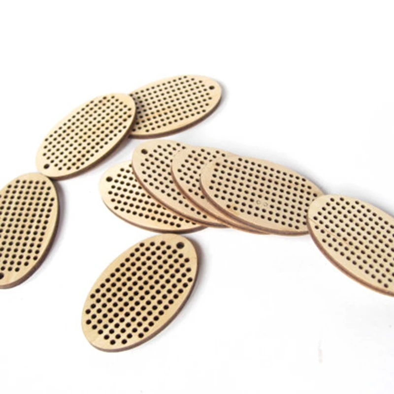 

Wood Oval Earring Blanks cross stitch blank