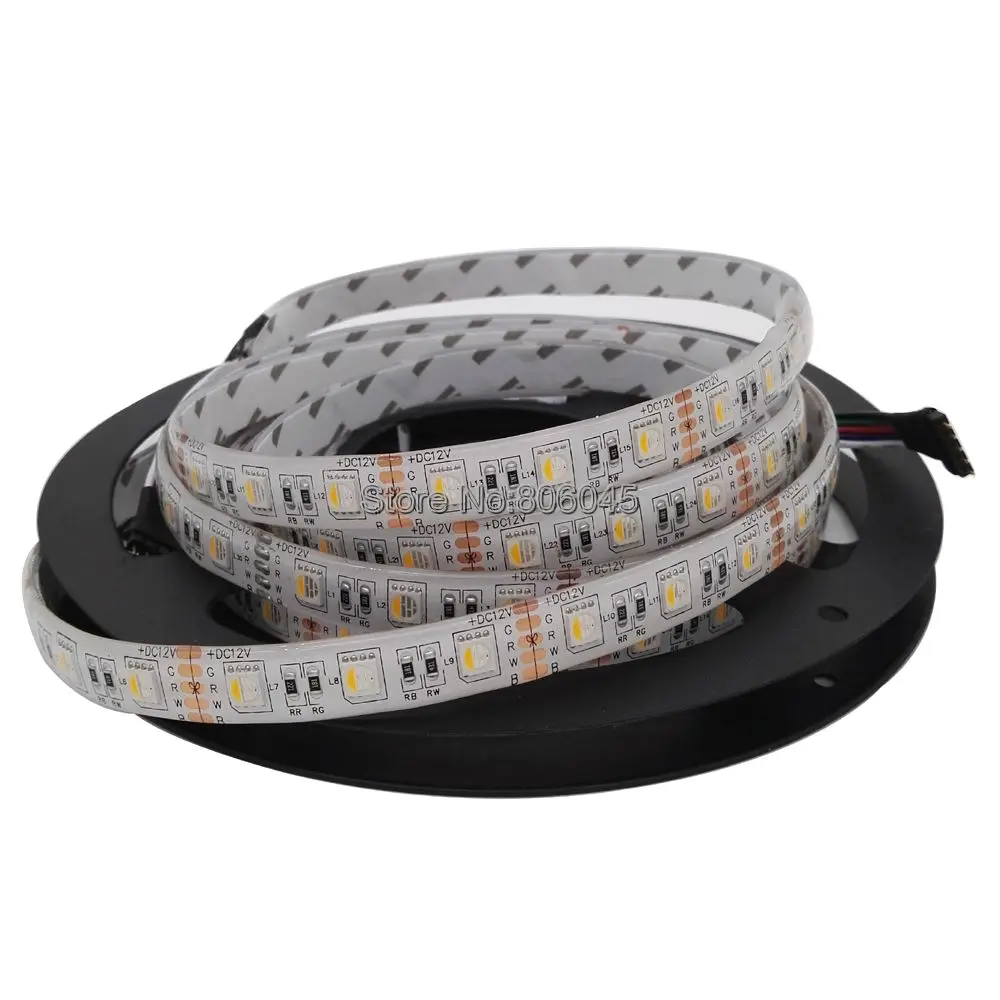 Светодиодная лента 4 в 1 5 м 12 В 24 постоянного тока SMD 5050 RGBW RGB белый теплый
