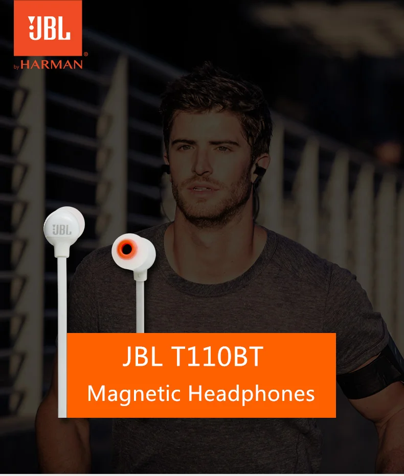 T110 BT беспроводные наушники Bluetooth наушники-вкладыши спортивные магнитные наушники для jbl
