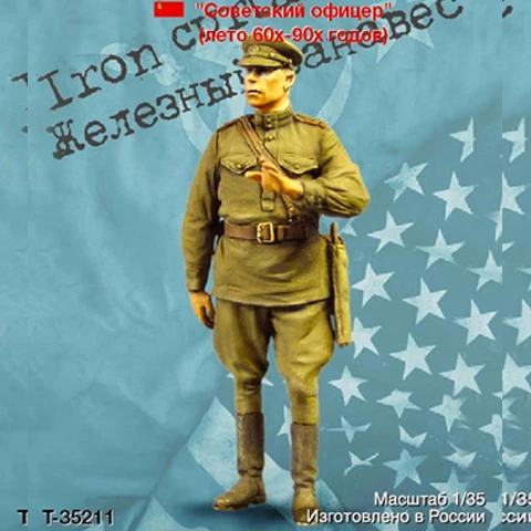 Набор из смолы с железной занавеской набор для военных непокрытый цвет
