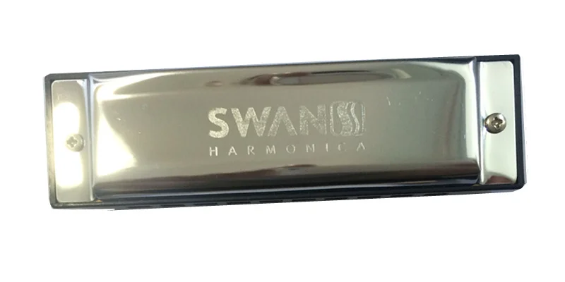 Гармоника Swan с 10 отверстиями блюз Гарпа ротовой орган музыкальные инструменты из