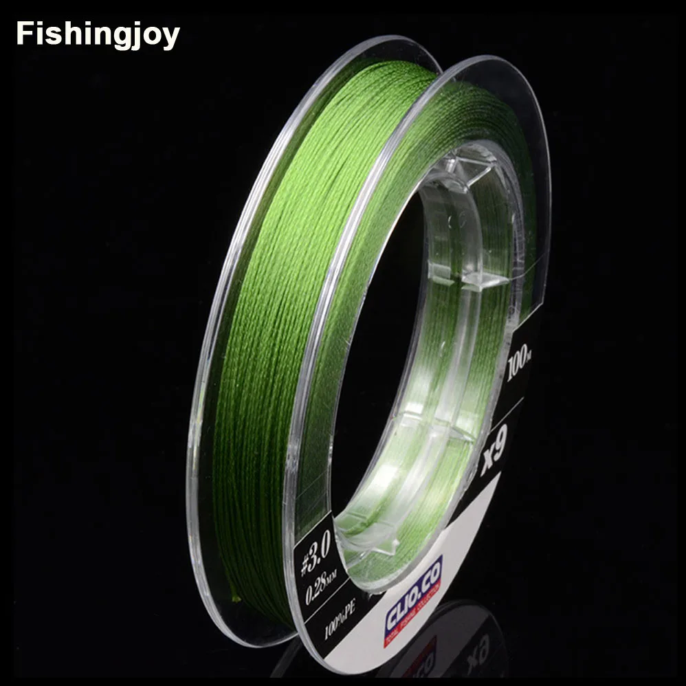 Fishingjoy 100 м 9 нитей PE плетеная леска невероятно прочная веревка Multifilament для