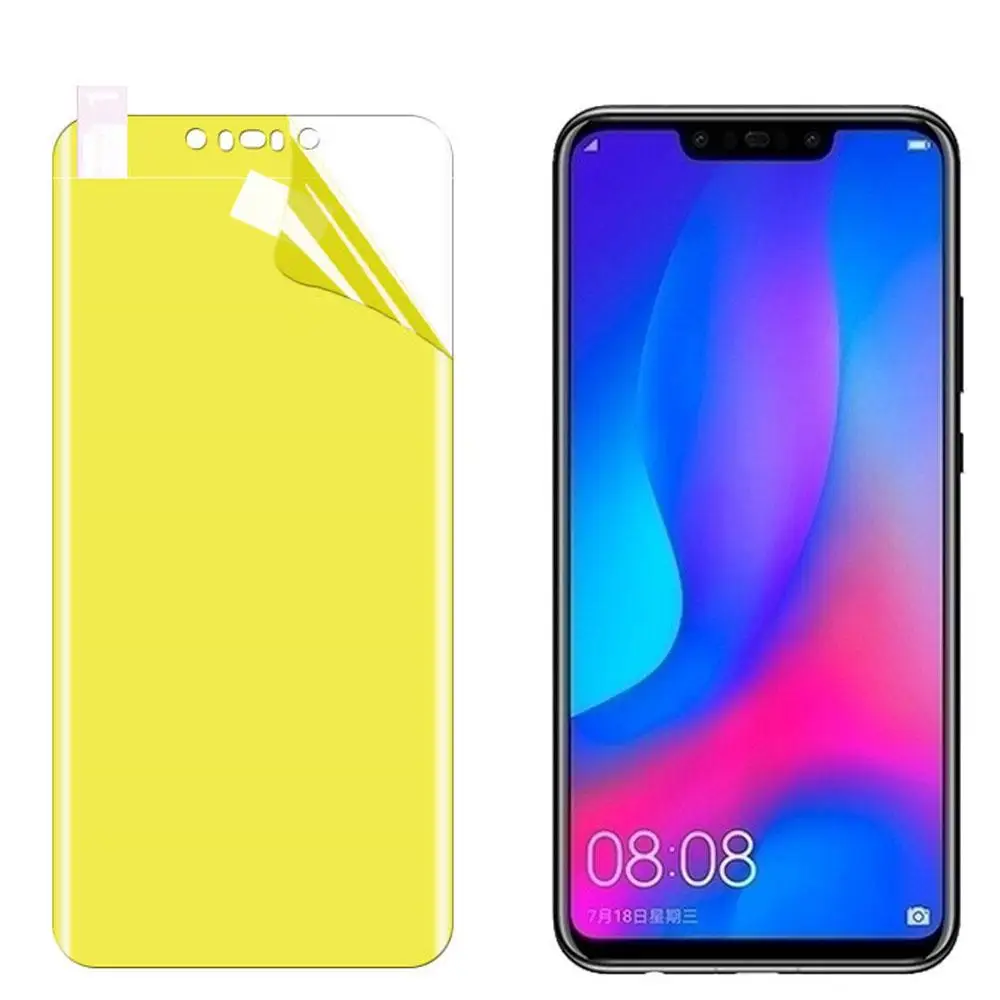 Гидрогелевая Защитная пленка с полным покрытием 7D для Huawei Nova 4 4e 3 3i 3e 2S 2i 2 Plus