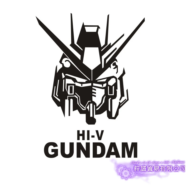 Настенная Наклейка GUNDAM Виниловая наклейка на стену Декор домашнее декоративное