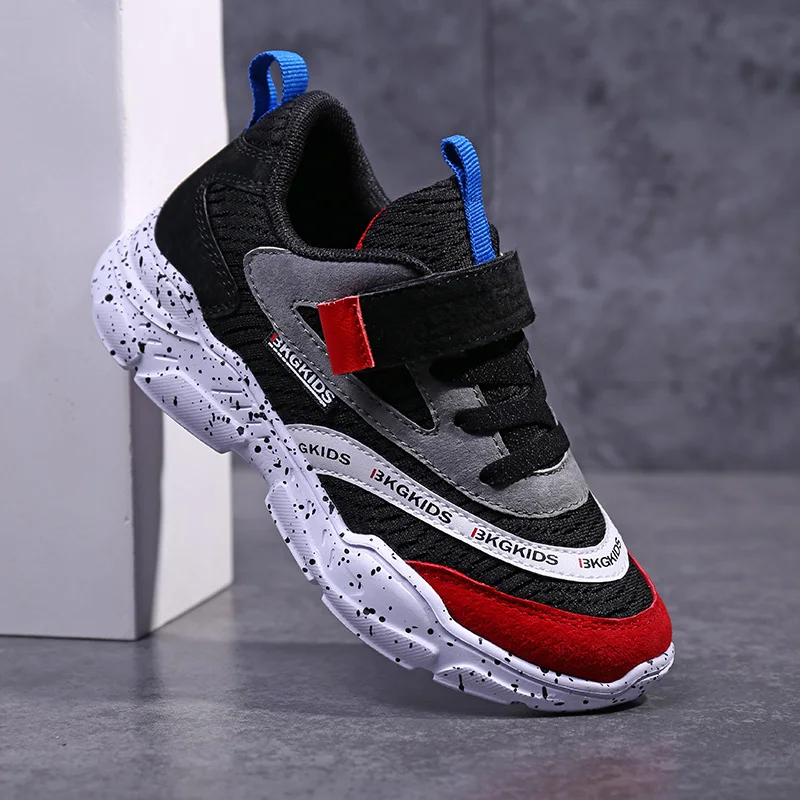 2019 новые стильные детские дышащие кроссовки для беговые мальчиков детская
