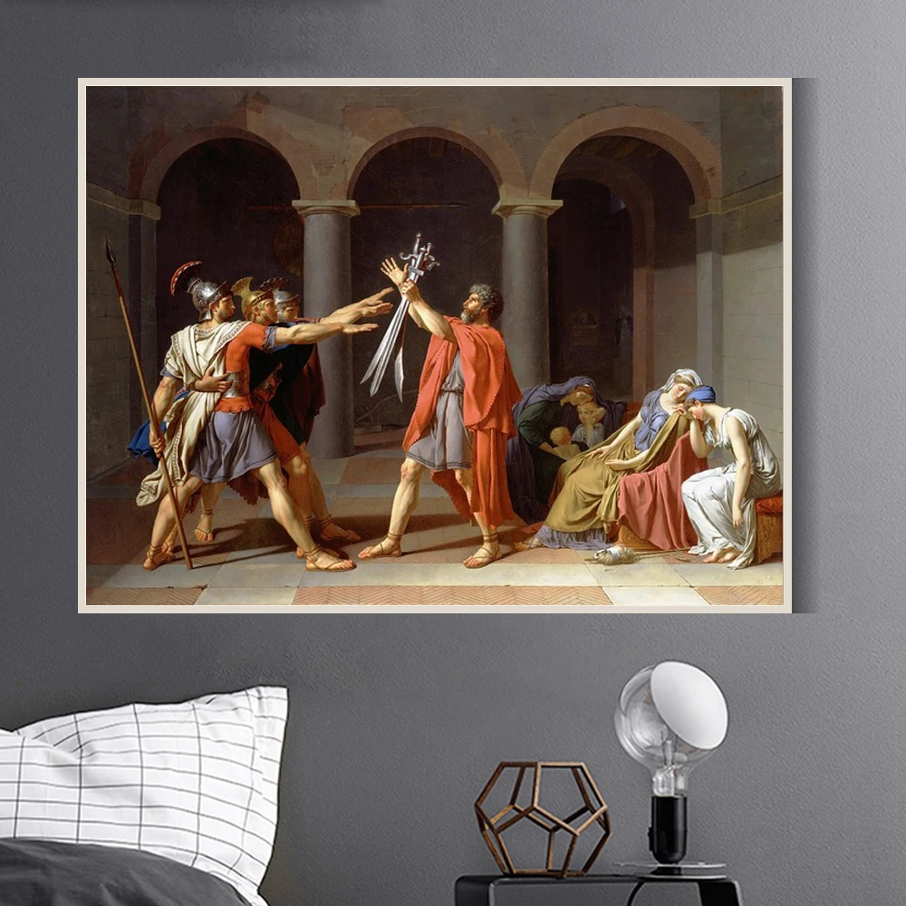 Винтажный художественный холст с надписью клятва горания картина в европейском