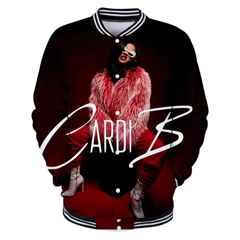 Женская одежда зимняя ветровка Женская бейсбольная куртка Cardi B Harajuku Veste Femme Повседневная Горячая Распродажа Пальто и куртки