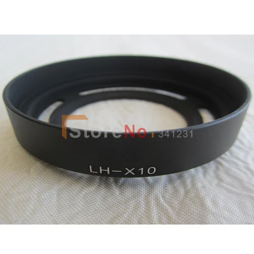 2 шт. металлический фильтр переходное кольцо + LH X10 бленда объектива для Fujifilm Fuji X20