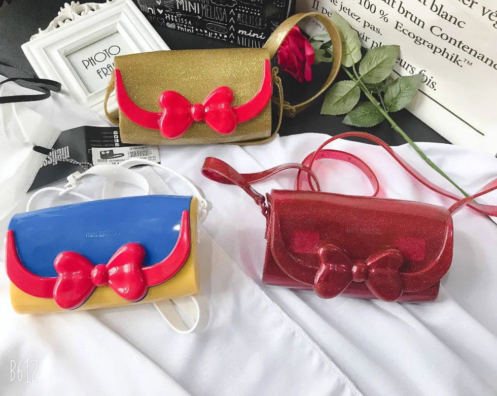 Мини сумка melissa модная детская обувь для девочек сандалии с героями мультфильмов