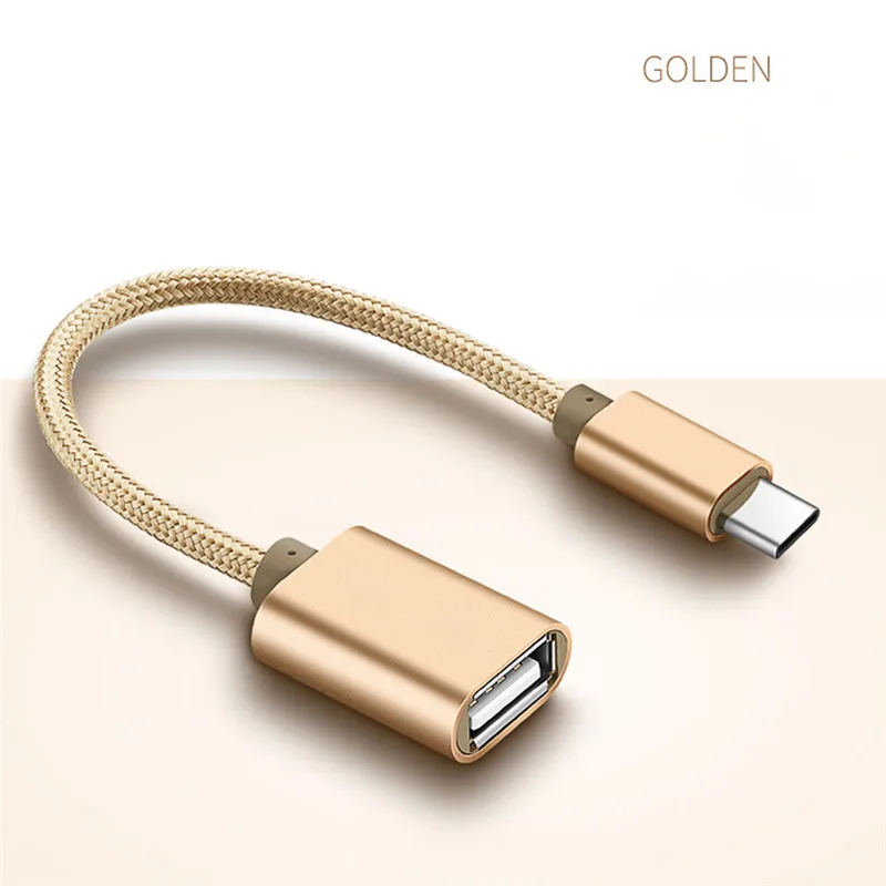 USB C адаптер OTG кабель type C к USB 2,0 OTG type-C адаптер для samsung HUAWEI Xiaomi MacBook USBC OTG