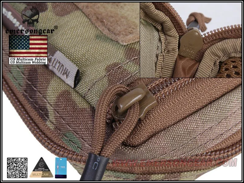 Emerson Шестерни плагин мусора поясная Сумка Охота сумке Molle боевых Шестерни EM8337 мультикам черный коричневый