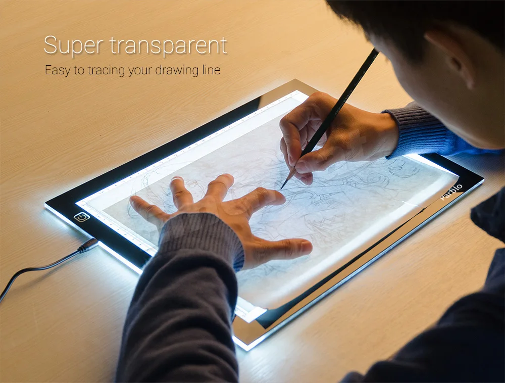 2015 Parblo A4 Led Light Pad световой короб для отслеживания копии Borad A4S графический