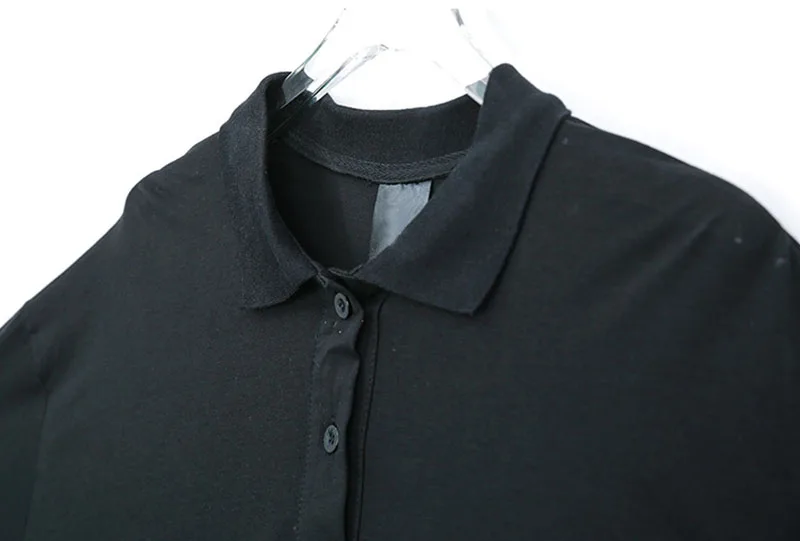 Женское платье пуловер CHICEVER с О образным вырезом рукавами фонариками и сплит