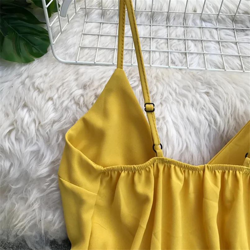 Boho Стиль с v-образным вырезом сексуальное асимметричное дамское летнее платье миди женские вечерние на бретельках повседневные пляжные праздничные Нерегулярные платья