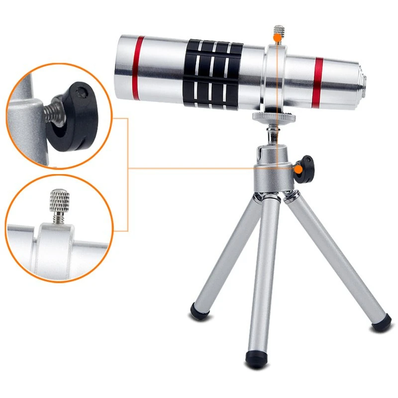 Телескоп с оптическим зумом для Samsung S6 Plus S7 Edge iPhone 6 6s Plus|zoom telescope camera lens|camera lens for