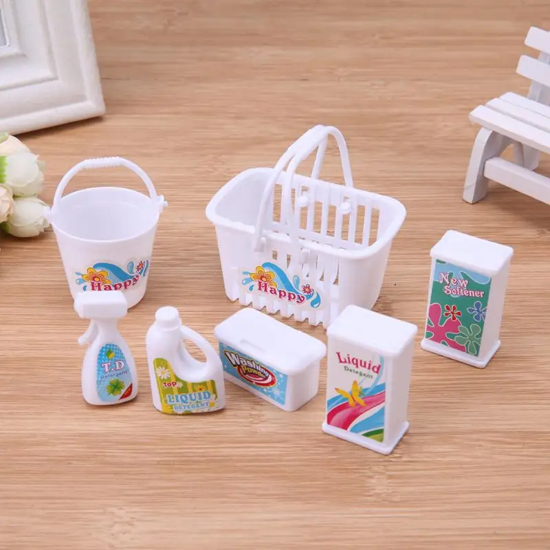 7 шт./компл. аксессуары для кукол детские игрушки ролевых игр бытовая очистка