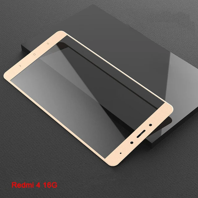 Gold 16G LEPHEE для Xiaomi Redmi 4 закаленное стекло для Redmi 4 Pro стекло защитная пленка полное покрытие для Redmi 4 Prime глобальная версия - Цвет: Gold 16G