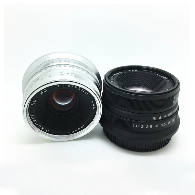 25 мм/F1.8 основной объектив для всех одиночных серий для E Mount/FX для камер Micro 4/3 A7 A7II A7R XT10 XT20 XE2 XA3 EPL8 EM10II