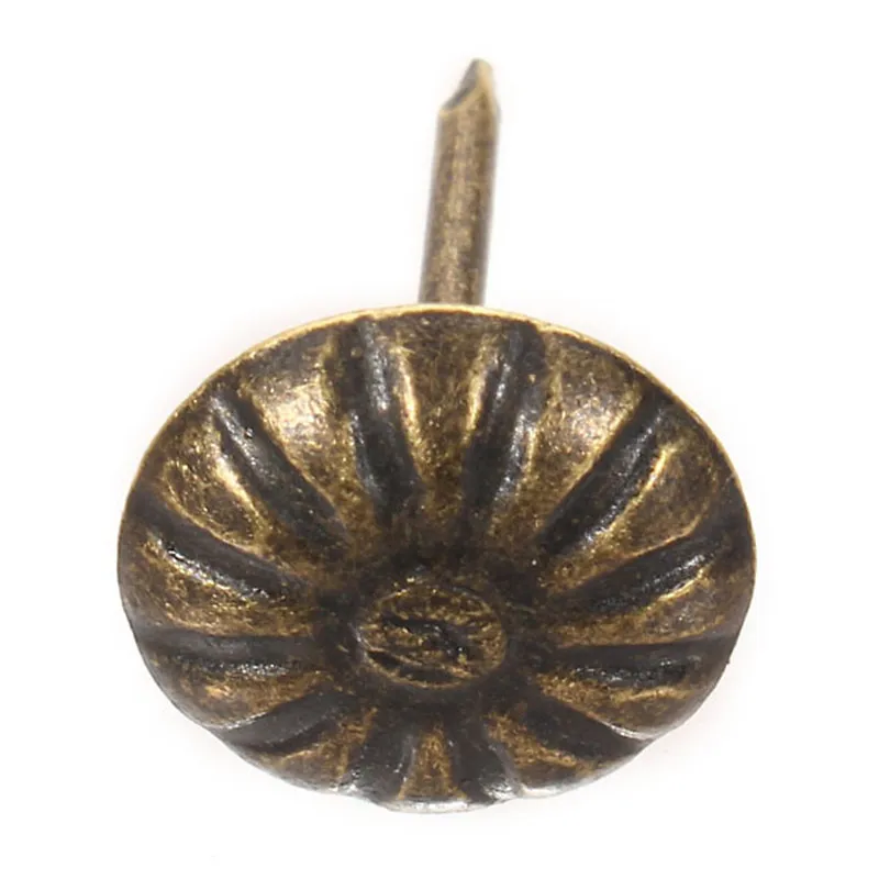 10 шт. антикварные бронзовые Пузырьковые ногти железные декоративные диваны