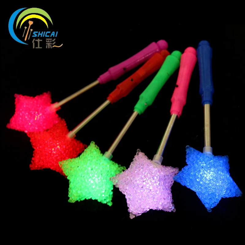 5 шт./мигающие палочки с весенней мигающей звездой светодиод для вечерние ринки
