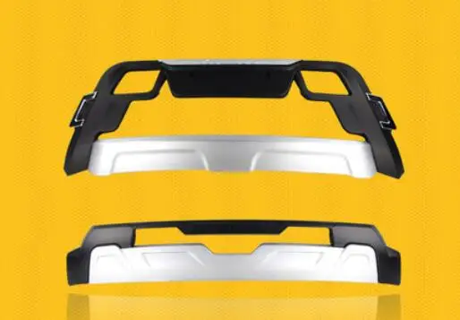 3 Подходит для Renault Koleos- ABS Хром передний и задний бампер Защитная крышка 2 шт/комплект бампер - Цвет: 3
