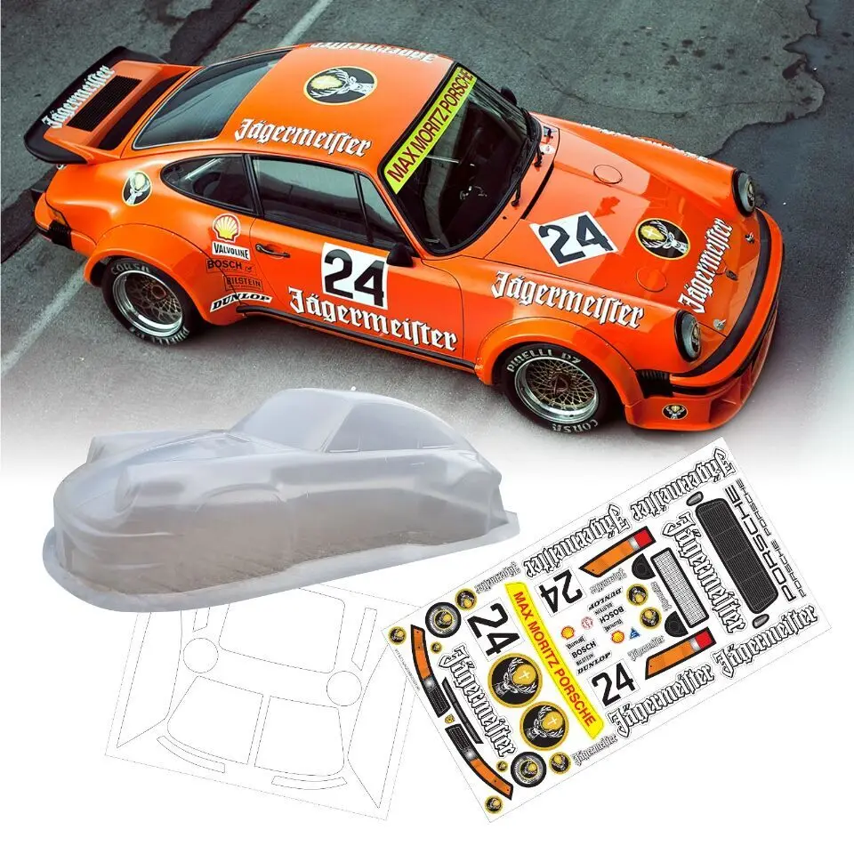 1/10 1/12 scale PC Clear PPorsche 911 Race Drift Body подходит для Tamiya KYOSHO HPI HSP|Детали и аксессуары| |