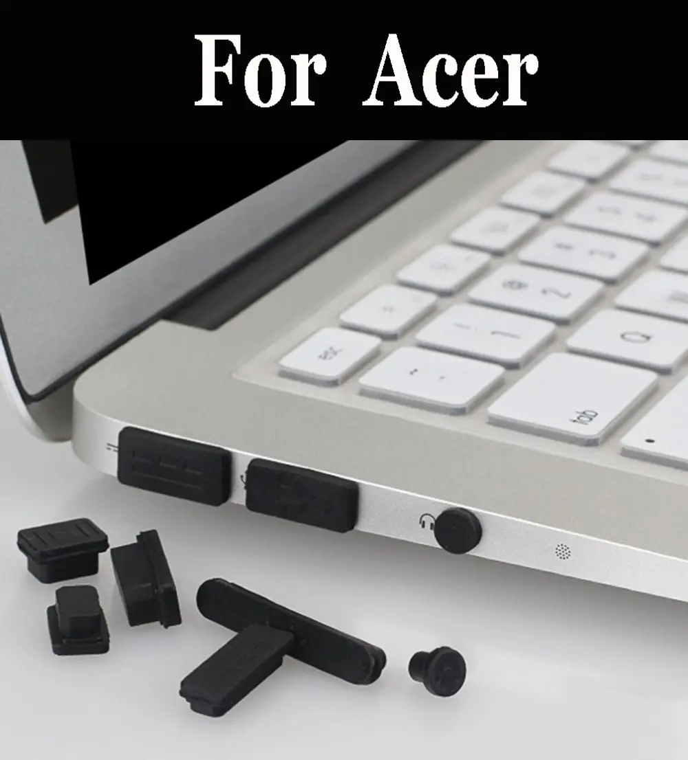 Силиконовая противопылевая заглушка для ноутбука Usb Acer R3 E3 S5 R7 S7 S3 E1 G9 E5 R5 V5 G3 F5 V3 G5