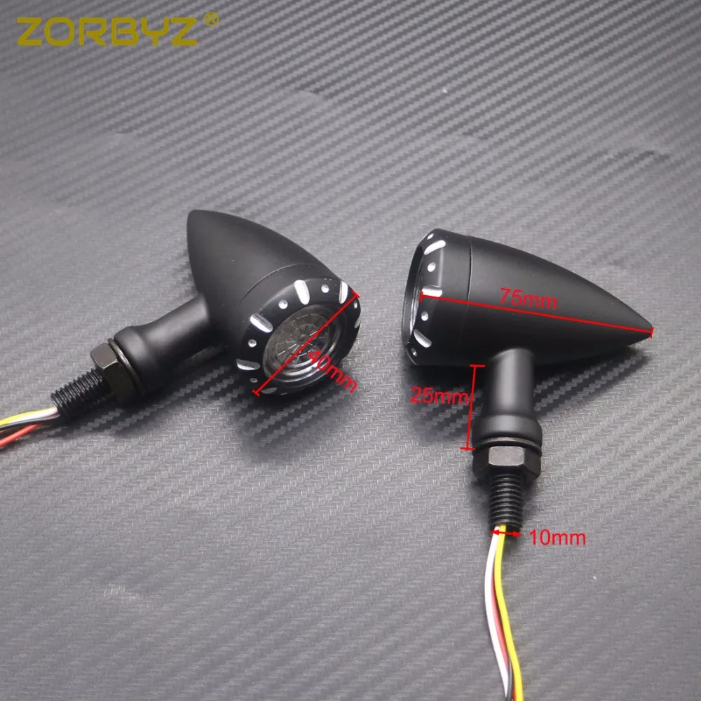 Мотоциклетный светодиодный светильник ZORBYZ мигающий стоп сигнал указатель