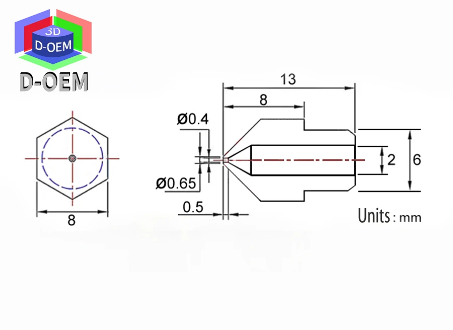 Для 3D принтер DIY Kit подарок doem магазине Экструдер Насадка |