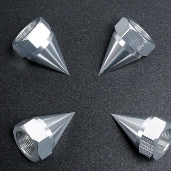 CNC металлическая конусная шина удерживающая гайка колесная колпачок колеса