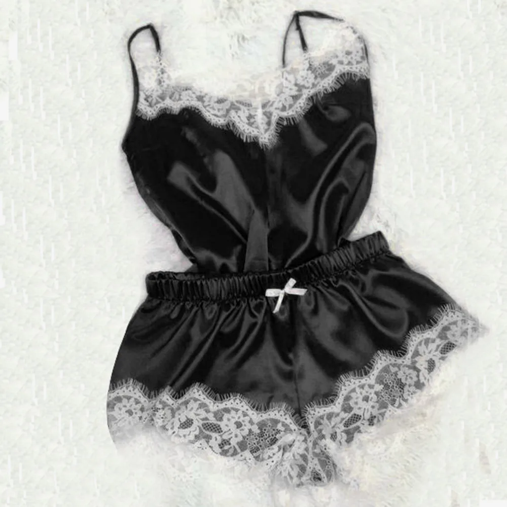 2021 топ и короткие пижамы набор нижнего белья искушение Babydoll нижнее бельё для