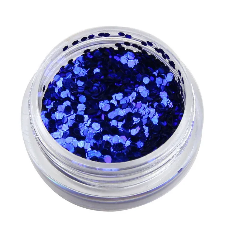 12 бутылки высокое качество Глиттеры для ногтей комплект Многоцветный Nail