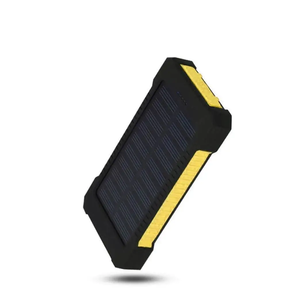 Солнечная зарядка 10000 мАч Внешний аккумулятор Двойной USB универсальный внешний