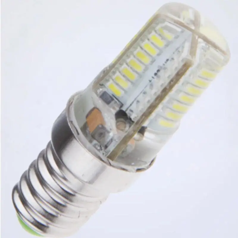 Hobbylan Высокая светящаяся E14 220В 64LED точечная лампа 3014 SMD без мерцания светодиодная