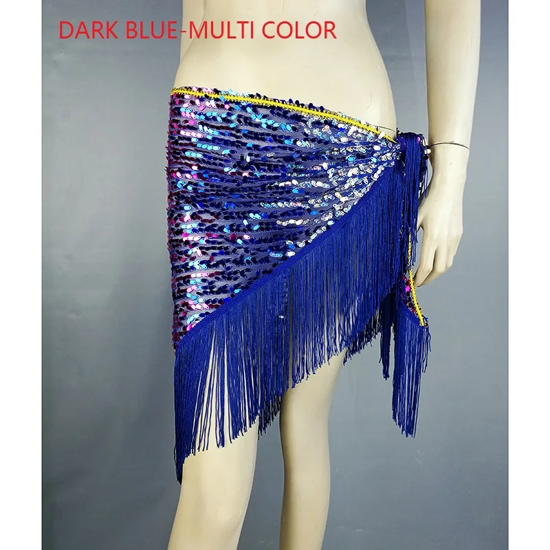 Женский пояс для танца живота с бахромой и блестками 14 цветов | Тематическая