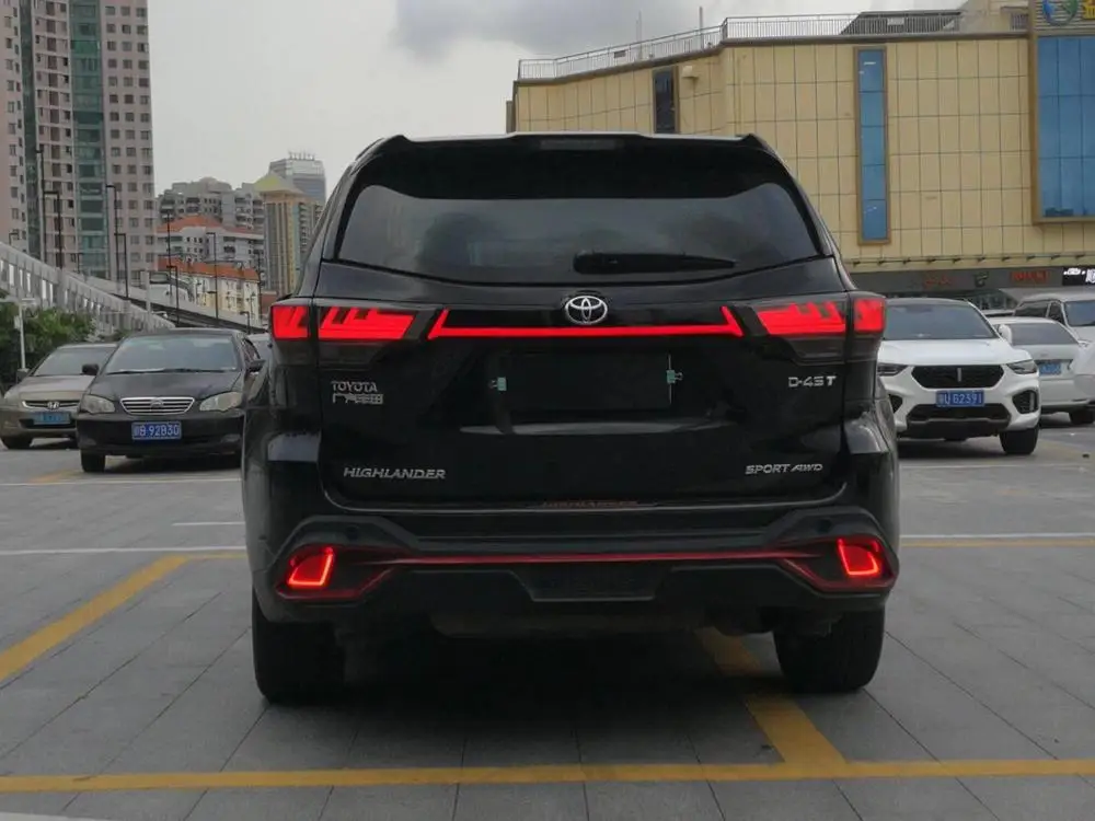 DK motion дизайн для- toyota highlander багажник лампа автомобиля спойлер лампа с led светильник