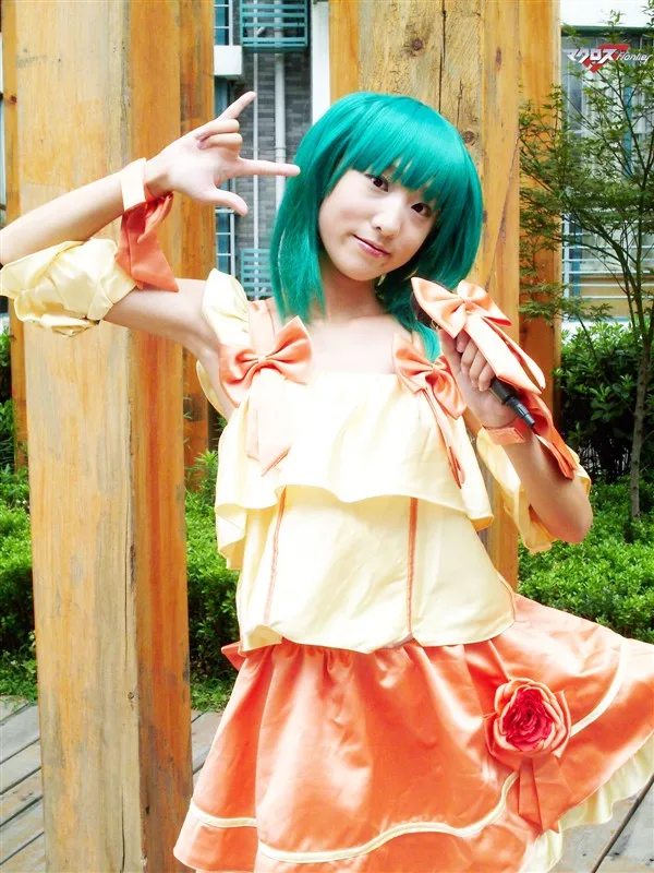 Macross Frontier Ранка Ли Seikanhiko платье для выступления Косплей Костюм на заказ 11|dress