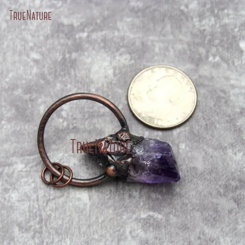 Подвеска-карандаш в винтажном стиле с камнем виде ведьмы