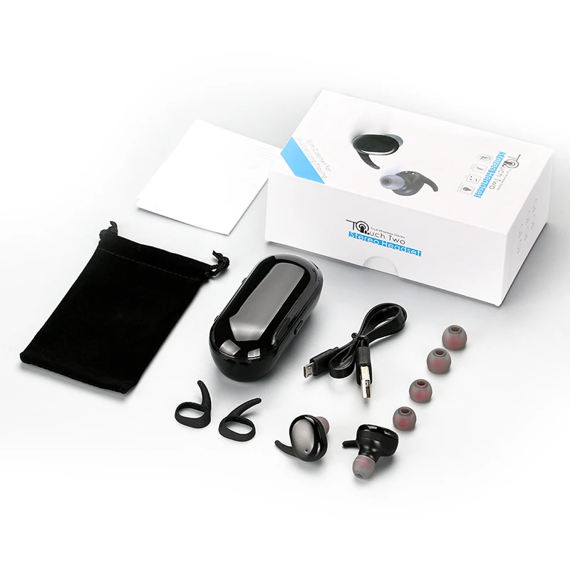 Langsdom мини беспроводные наушники 9100 TWS водонепроницаемые Bluetooth с микрофоном