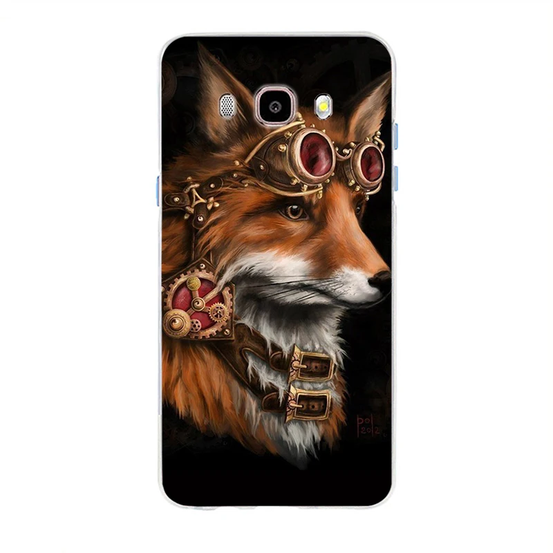 Милый чехол из ТПУ с изображением лисицы мягкий для Samsung Galaxy S6 S6edge S6Plus A7 S7edge S8 S9 Plus