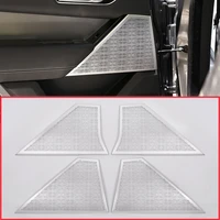 for land rover range rover velar 2017 2018 car aluminum alloy door speaker cover panel trim accessories 4pcs