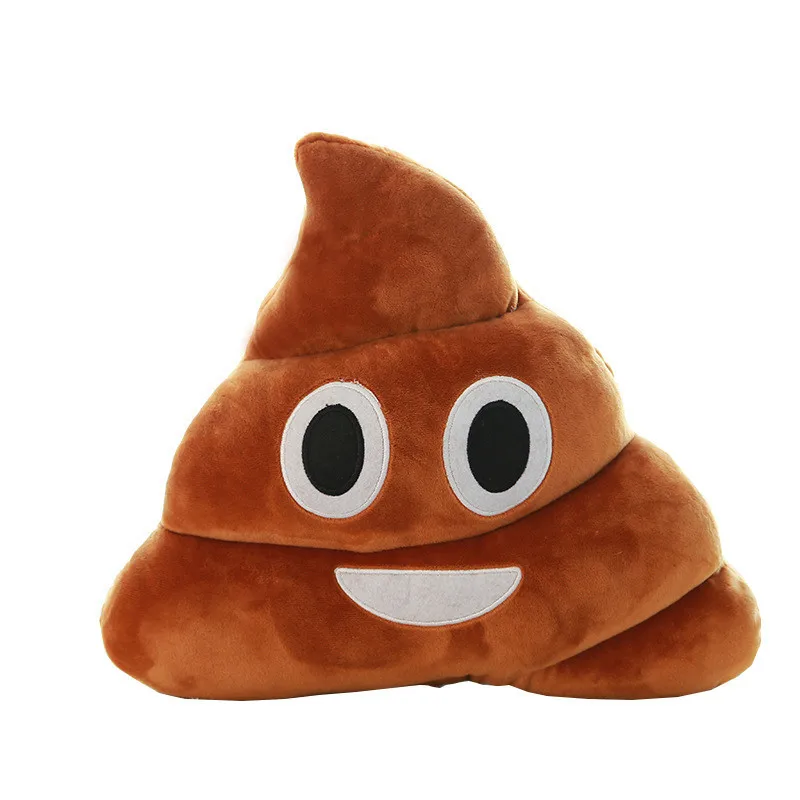 Забавная Подушка Emoticon домашние автомобильные подушки для путешествий Poop мягкая игрушка кукла забавная плюшевая подушка сиденье Подушка Cushion30