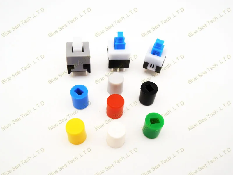 1000Pcs seven color Tactile Push Button Switch Cap tact micro switch button Parcel is not include the | Обустройство дома