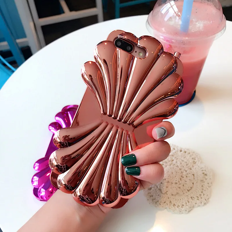 Роскошные Корея позолота 3D лазерной резьбы цветочным узором Мягкие TPU чехол для