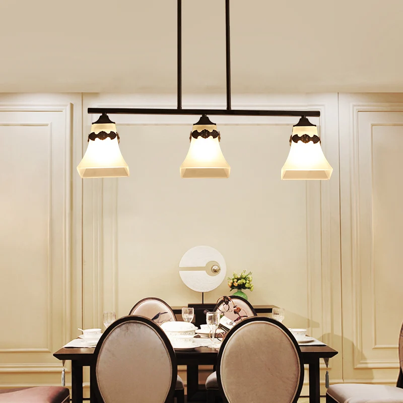 

E27 Black Pendant Lights Indoor Balcony Loft Glass Home Hanging Lighting Modern Kitchen Parlor Gold Birds LED Pendant Lamps